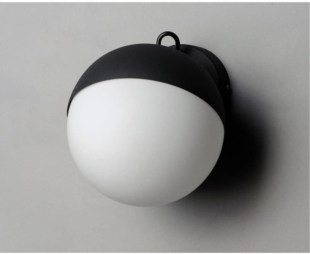 ET2 Half Moon-9W 1 LED Wall Sconce-7.75 Inches Wide by 7.75 inches high-Black Finish