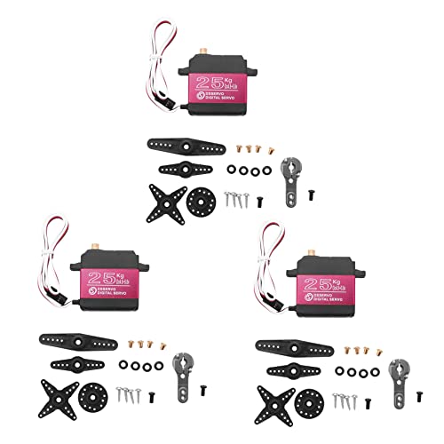 Servo numérique étanche 25kg pour rouler sous la pluie sans risquer de panne électronique