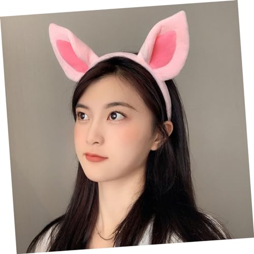PartyKindom 4stücke Plüsch Stirnband Mit Schweineohren Für Tierkostüm Cosplay Kopfbedeckung Für Halloween Party Gastgeschenk Für Junge Mädchen Und Erwachsene Ohren Haarband Zootiere
