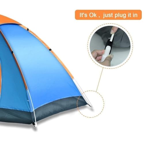 Image of 2 Person Camping Tent | Waterproof Double Layer Dome Tent with Carry Bag | Wind Resistant, Easy Setup | Ideal for Camping, Trekking & Outdoor Travel