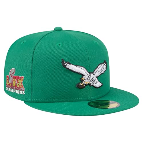 Casquette NFL Super Bowl LIX Champions New Era 59FIFTY avec patch historique brodé