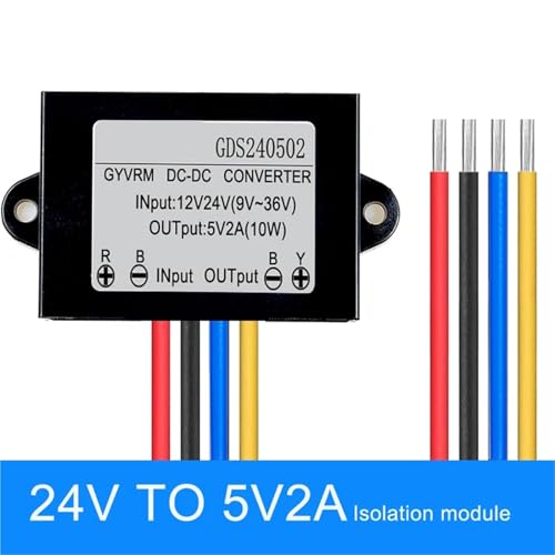 Convertisseur DC-DC isolé élimine les interférences de tension 12V 24V à 5V 2A