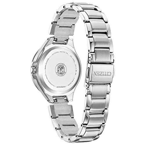 Image of Citizen Ladies' Silhouette Crystal Eco-Drive Watch, 3-Hand Date, Stainless Steel