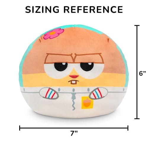 Image of TeeTurtle Reversible Spongebob Sandy & Patrick 6 Inch Flip Plush