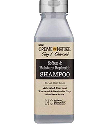 Creme of nature clay & charcoal moisture replenish shampoo 355 ml