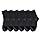 MAGIARTE Chaussettes Femme Mini Crew en Coton Anti-Peluche - Sport Décontracté - Taille Quart - Lot de 6 Paires (Couleur #09 Noir)