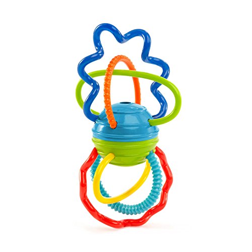 Oball Clickity Twist Toy, Blue, Orange, Green, Yellow