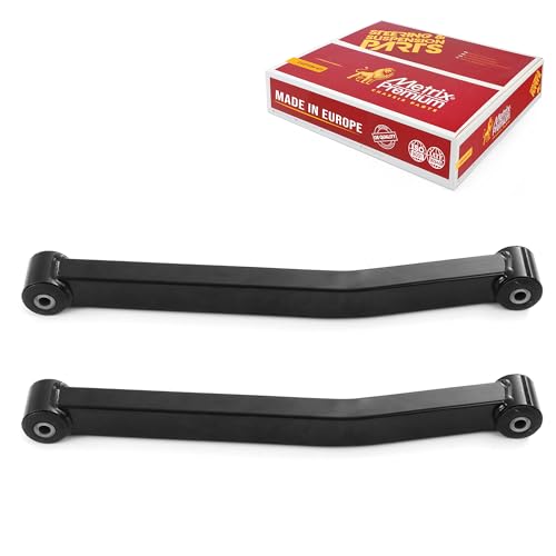 Metrix Premium Chassis Parts - 2 PC Front Lower Control Arm Kit Fits 2018 Jeep Wrangler JK, 2007-2017 Jeep Wrangler, Replacement RK621823, Made in Europe