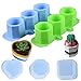 Tiuxiu 5 pezzi Stampi Per Vasi Di fiori Vasi Di fiori Succulenti Stampi In Silicone Stampi In Resina Di Cemento Per Piante Usati Per Realizzare Vasi Di fiori Succulenti Candele E Altri Mestieri