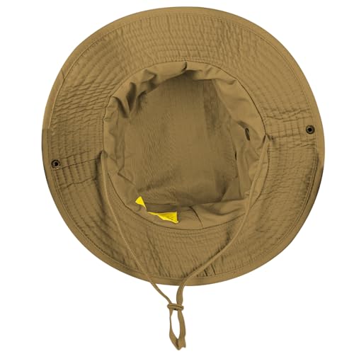 Image of Sun Hats for Men Women Boonie Hat UPF 50+ Bucket Hat Wide Brim UV Protection Fishing Hiking Safari Outdoor Hats