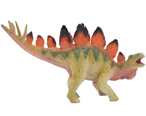 Gemini&Genius Stegosaurus Toy for Kids, Dinosaur Action Figure, Sculpting & Texture Dino Collection Toy, Great Dinosaur Gift for Kids