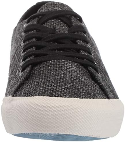 SEAVEES Women's Women's Monterey Sneaker Raffia Shoe, Black, 7 M US | Image 1