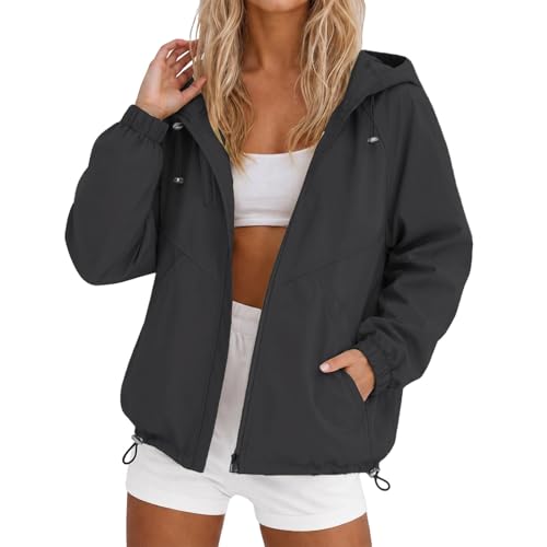 Chaqueta impermeable para mujer que frena el viento y la lluvia
