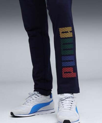 Image of Puma Men's Regular Fit Mid Rise Track Pant