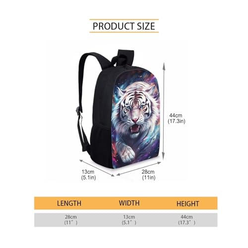 Upetstory Tiger Backpack Backpack for Kids Girls Boys 4-in-1 School Bag Set with Lunch Box Pencil Case Water Bottle Sleeve High Middle School Bookbag Elementary Preschool Primary Daypack Rucksack2