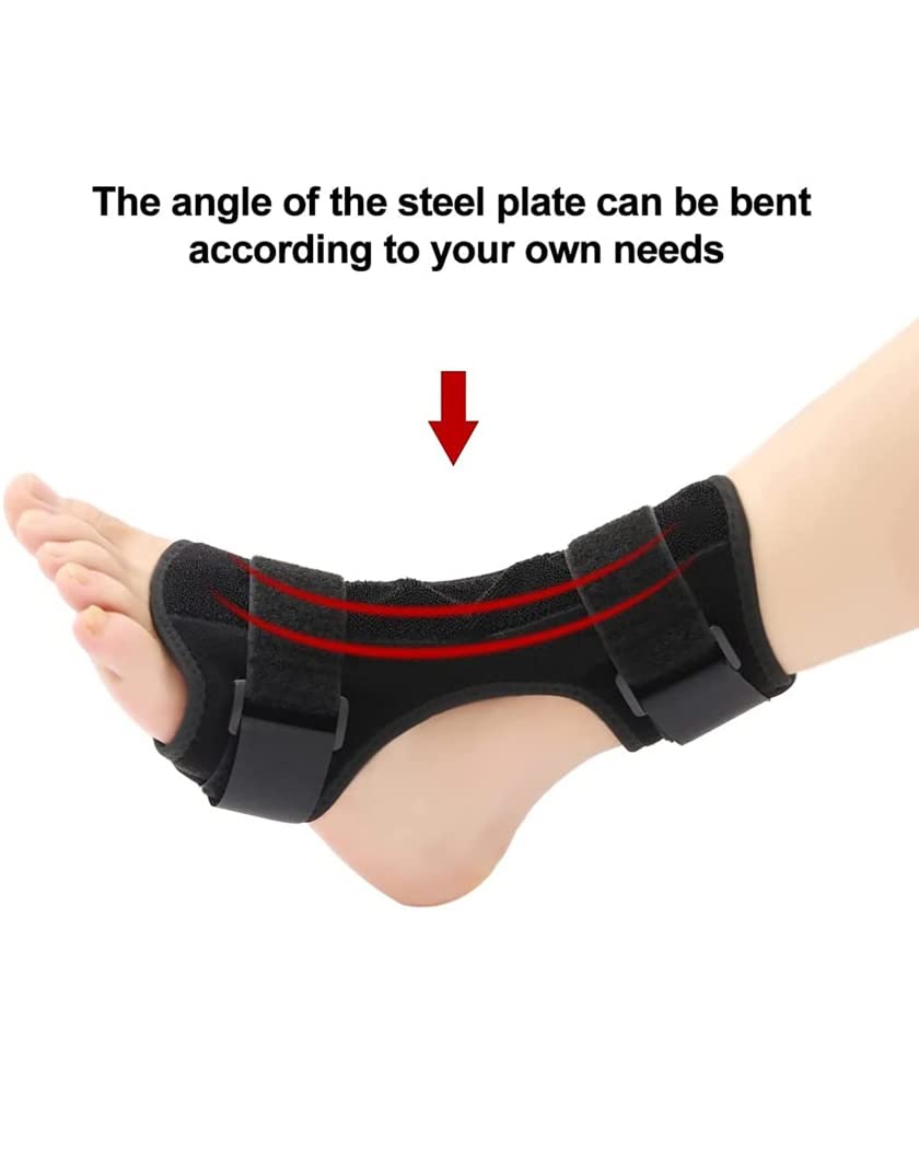Férula Nocturna para Fascitis Plantar, Ortesis Estabilizadora para Pie Caído, Soporte Ajustable para La Articulación del Tobillo Y Tendinitis De Aquiles.