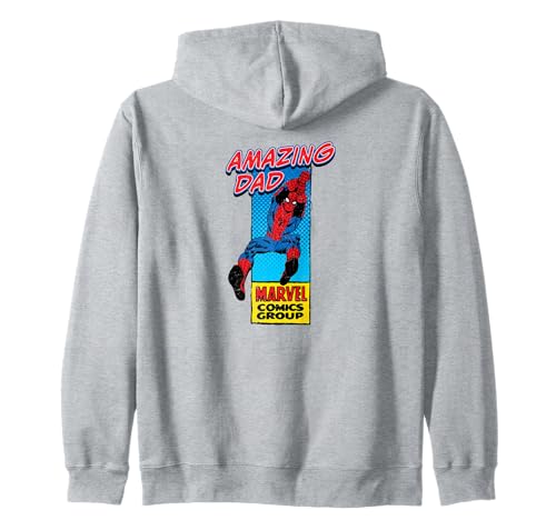 Marvel Corner Box Father'S Day Amazing Spider-Man Dad Sudadera con Capucha