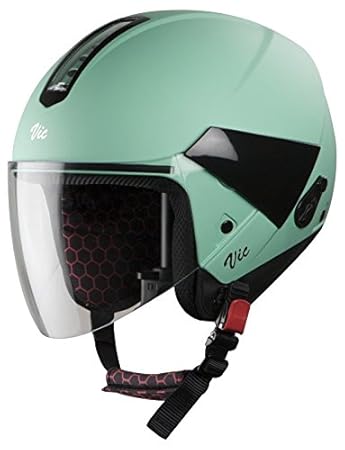 Steelbird Hi-Gn SBH-5 VIC Female Glossy Jade Green with Plain Visor,560 mm