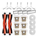 YWXCBNCI Cepillo lateral principal, filtro HEPA, mopa, bolsas for polvo, compatibles con aspiradoras robot Xiaomi/Mijia Omni 2 C102CN, B101CN, B116 y X10+