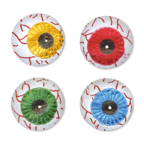 30 Solid Milk Chocolate Eyeballs (Foil Wrapped Chocolate Balls) Halloween Sweets/Candy Favours