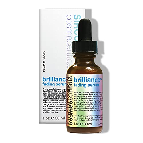 Sircuit Skin BRILLIANCE Fading Serum - Clarifying Facial Serum with Lactic Acid, Witch Hazel + Lemon Peel Extract - Daily Face Serum Promotes Flawless Looking Skin (1 oz)