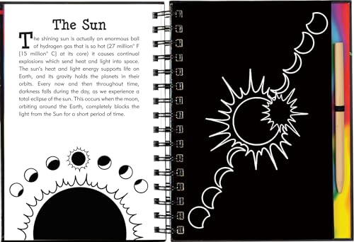 Peter Pauper Press 9781441332585 Scratch & Sketch Solar System thumb #5