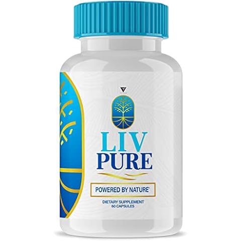 Fyvus Liv Pure Capsules Liver Detox Weight Loss Pills, LivPure Supplement - Live Pure Liver Detox Cleanse Product Supplements, LivePure Diet Hydration Reviews Liv Pur Health Support (60 Capsules) Cover