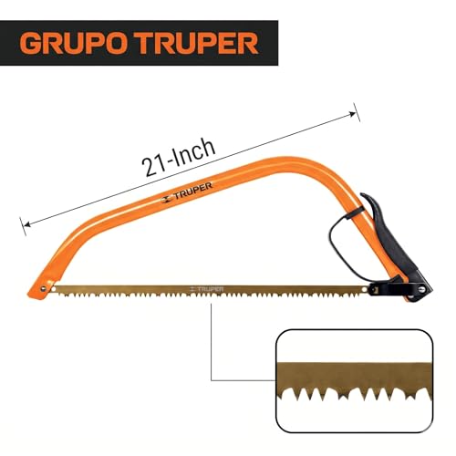 Truper 21-Inch Cam-Lever Bow Saw