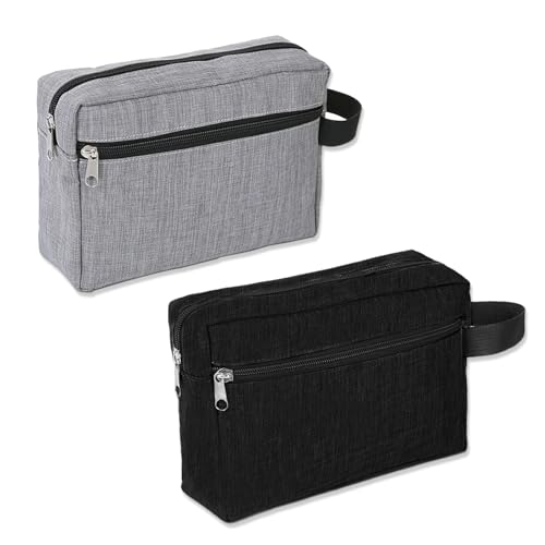 BDSHUNBF 2 Pcs Trousse Toilette Homme et Enfant, Compacte et Pratique pour Voyage