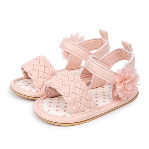 Image of CENCIRILY Infant Baby Girls Boys Sandals Summer Beach Outdoor Bowknot Soft Rubber Sole Toddler Princess Dress Flats Walking Shoes