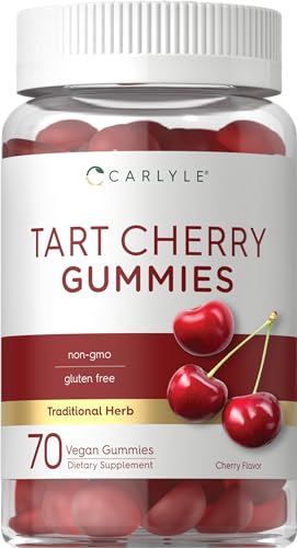 Carlyle Tart Cherry Gummies | 70 Count | Fruit Extract Supplement
