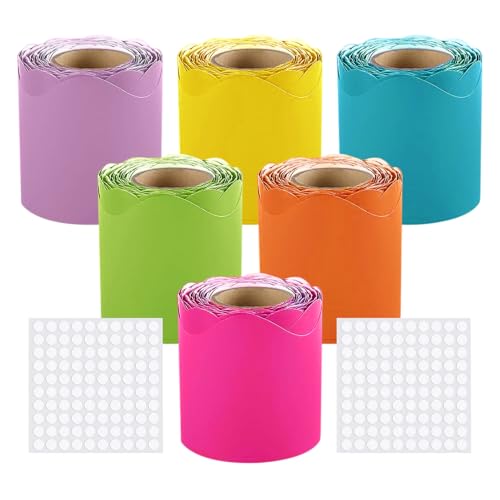 Autocollants décoratifs colorés en rouleau pour égayer le tableau d'affichage