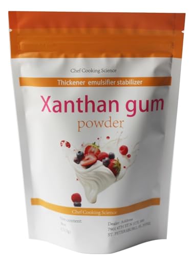 Xanthan Gum - 4 oz - 100% Natural Xanthan Gum Powder - Keto Friendly and Gluten Free - No Carbs for Baking, Xanthan Gum for Thickening and Ice Cream Stabilizer. Vegan Friendly