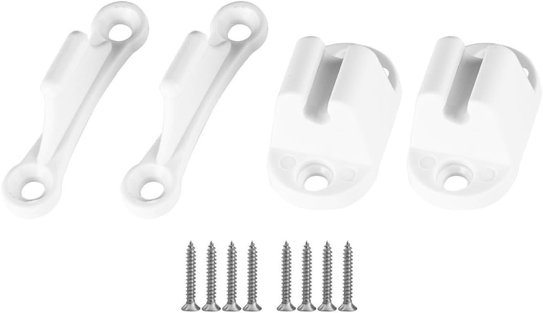 Sarini 2 Sets Locker Retainer Catch Caravan Door Retainer Catch Door Locker Catch Retaine T Shape Door Stop for RV Motorhome Camper Trailer Travel Baggage