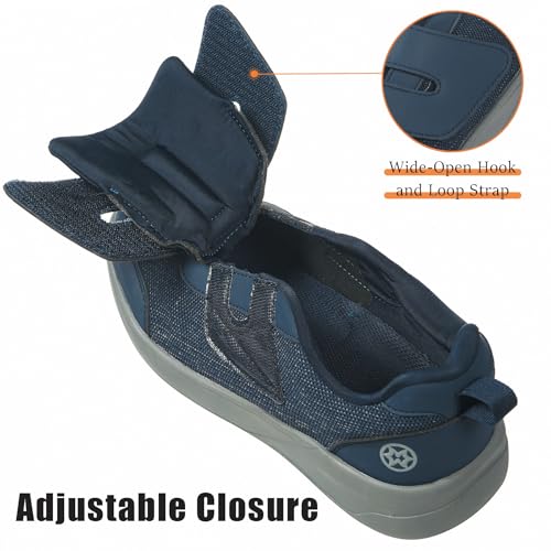 Image of Sisttke Women's Diabetic Shoes Wide Toe Box Slip-On Shoes