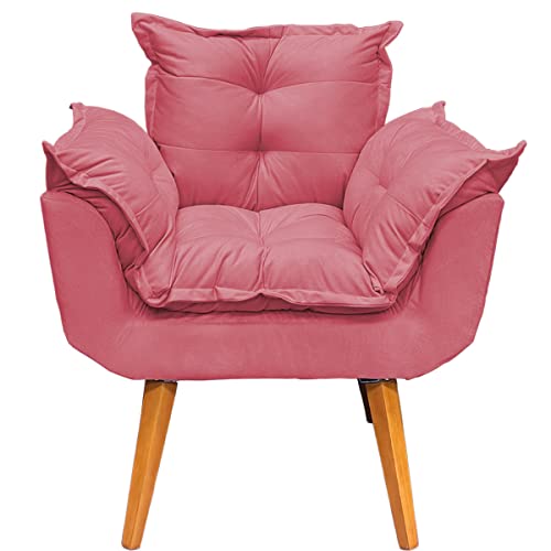 Poltrona Alice Decorativa Para Sala Cadeira Reforçada Para Recepção Sala De Espera Consultório Escri