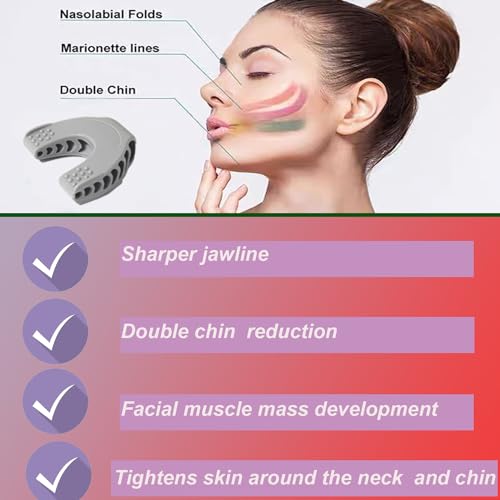 Jaw Exerciser,Jaw Toner for Jawline,Jaw Trainer Chisel Your Jawline,3pack of Jawline Trainer,Jawline Exerciser Chew(40lbs+50lbs+60lbs) - Image 4