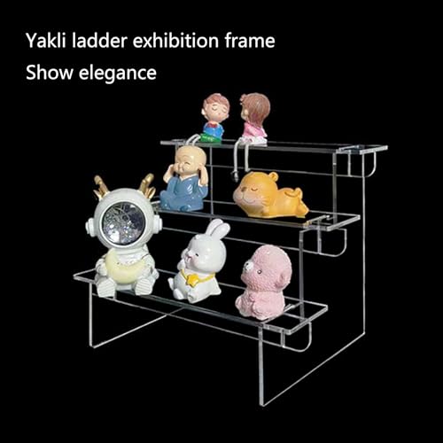 Zkbszn Acrylic Display Stand 1-4 Tiers Acrylic Display Risers Display Shelf For Candy Cupcake Jewelry Perfumes Stand Rack