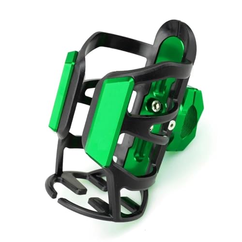 Für K&T&M DU&KE390 RC390 DU&KE 125 200 390 RC 390 Motorrad Wasserflasche Getränkebecherhalter Ständer Getränkekäfig Halterung(Grün)