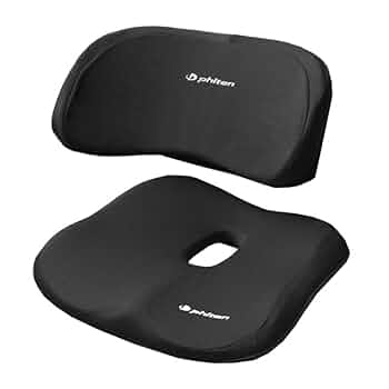 Amazon.co.jp: 穴あき 腰ホールド クッション 2点セット