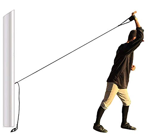BB-Bands Sports Exercise Baseball/Softball Training Aid Pitching Arm Strength Quarterback Warmup Stretching Resistance Bands j (Silver, Adult)