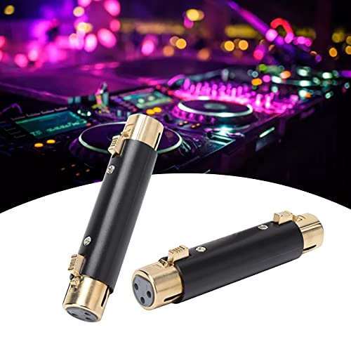 Adaptador de áudio de 3 pinos, conector de equipamento de gravação Adaptador de áudio para cabos de