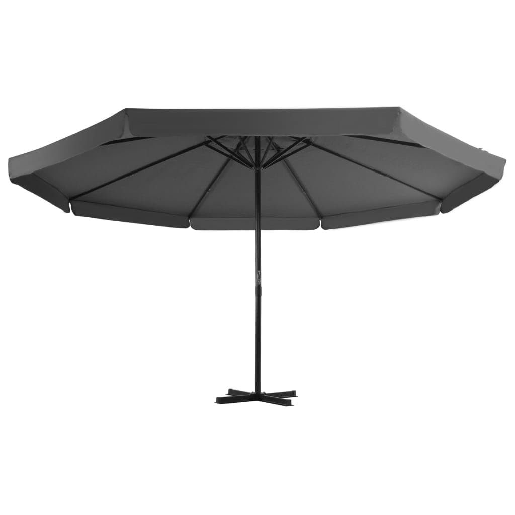 vidaXL Sonnenschirm 500cm Anthrazit Ampelschirm Marktschirm Gartenschirm