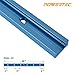 POWERTEC 71373 48 Inch Double-Cut Profile Universal T-Track with Predrilled Mounting Holes, T Track for Woodworking Jigs and Fixtures, Drill Press Table, Router Table, Workbench, 4 Count, Pack of 1