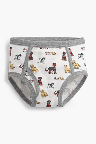MONICA + ANDY Toddler Organic 5-Pack Boy's Briefs Red Multi, 2-3T4