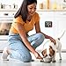 Mellisore Dog Feeding Reminder Chart with AM/PM Slider, Magnetic & Adhesive Tracker for Fridge or Wall, Helps Prevent Overfeeding for Dogs & Cats