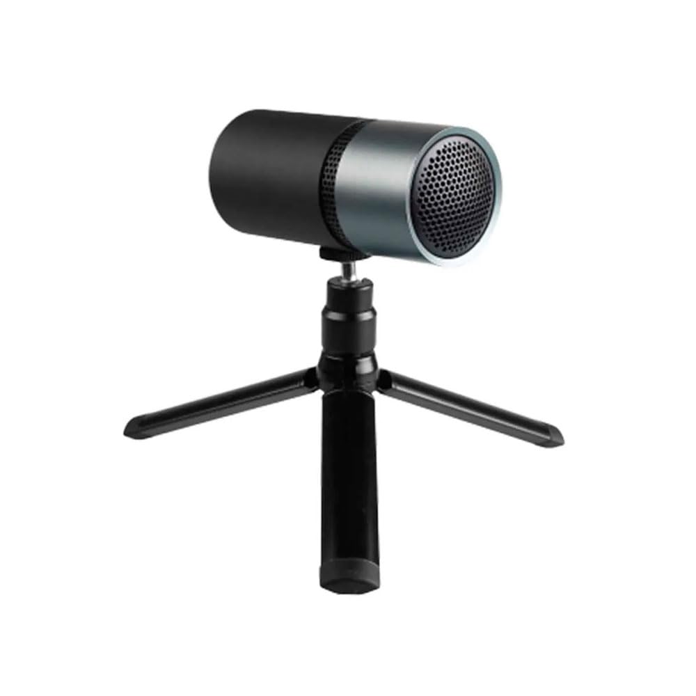 THRONMAX M8 Pulse- Compact & Foldable USB Condenser Microphone Perfect for Streaming live Audio - Black/Grey