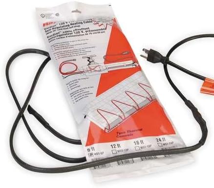 Raychem Self Regulating Heat Cable 12 ft. L 120V #W51-12P