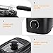 Mini Deep Fat Fryer Deep Fryer, 1.5L Deep Fat Fryers for Home Use Easy Clean, Chip Fryer with Adjustable Temperature Control, Stainless Steel Basket