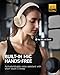 Picun B8 Bluetooth Headphones, 120H Playtime Headphone Wireless Bluetooth with 3 EQ Modes, Low Latency, Hands-Free Calls, Over Ear Headphones for Travel Home Office Cellphone PC Khaki White